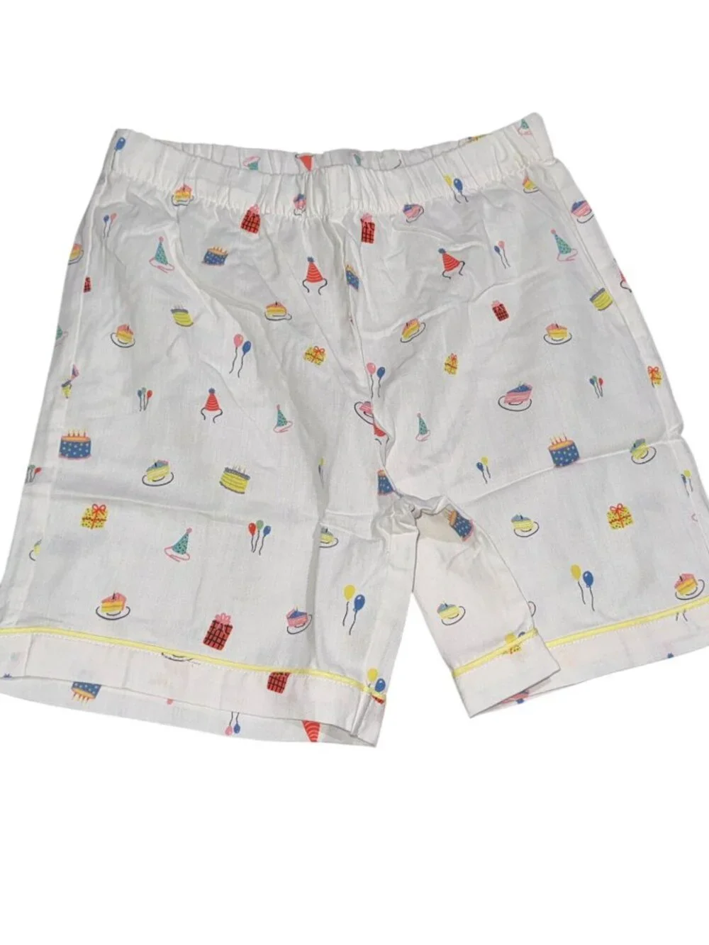 Petite Plume Kids Birthday Cake Print Short Pajama Set - Picture 9 of 14